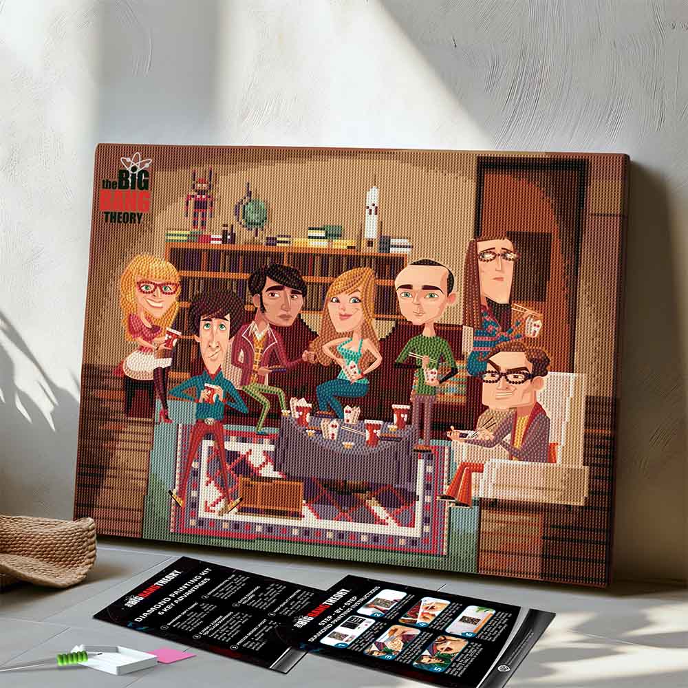 Diamond Painting Kits 20.7" x 15.6" / 53cm x 40cm The Big Bang Theory - Diamond Painting Kit