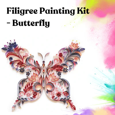 Papier Filigran Malerei Kit - Schmetterling