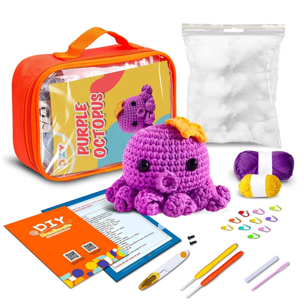 Purple Octopus Purple Octopus - Crochet Kit