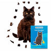 Animal Jigsaw Puzzle > Wooden Jigsaw Puzzle > Jigsaw Puzzle A4 + Paper Box York Chocolate Cat - Jigsaw Puzzle