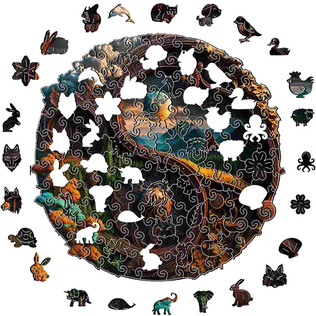 Himmel Yin Yang - Puzzel