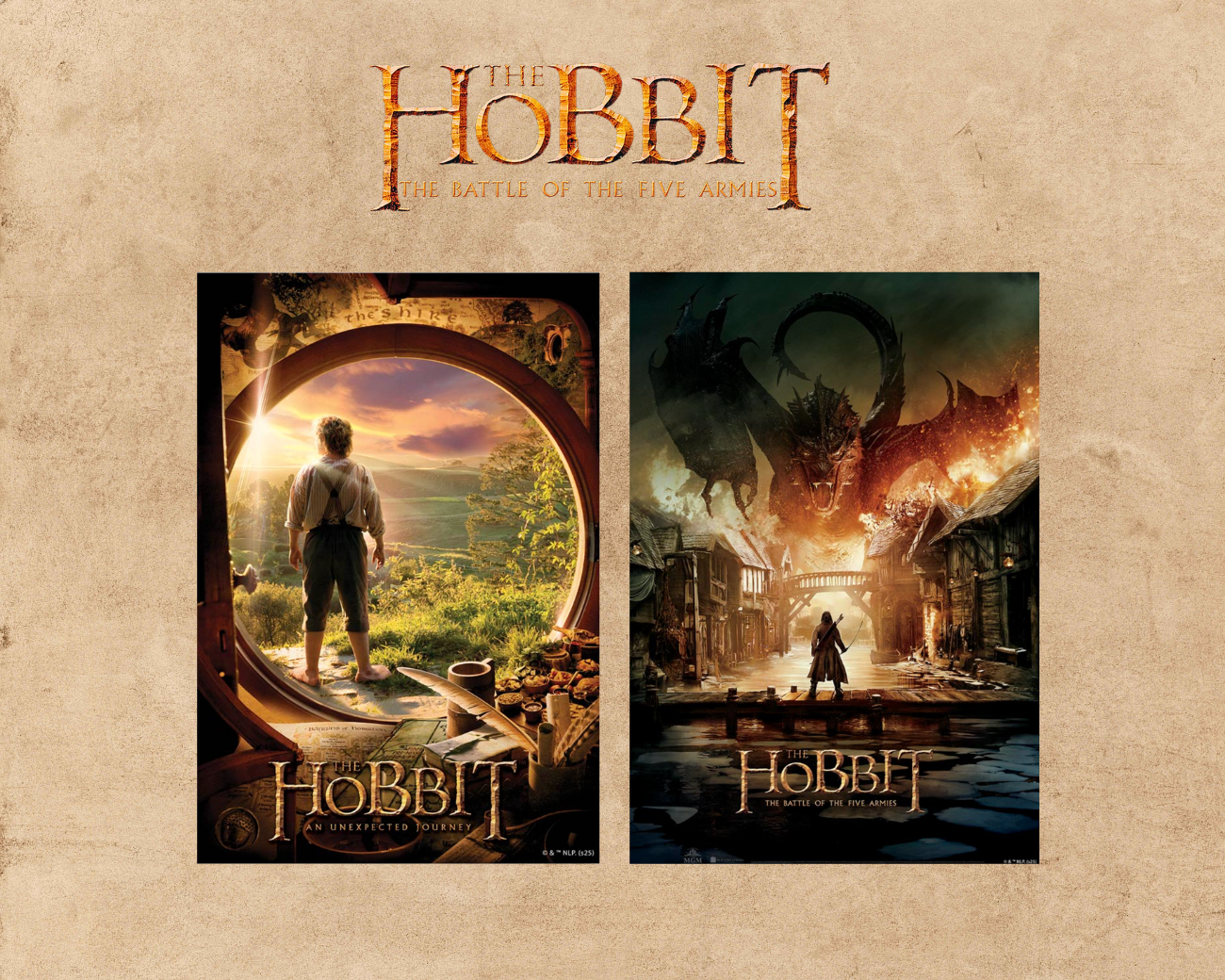 Der Hobbit Holzpuzzle - Offiziell lizenziert