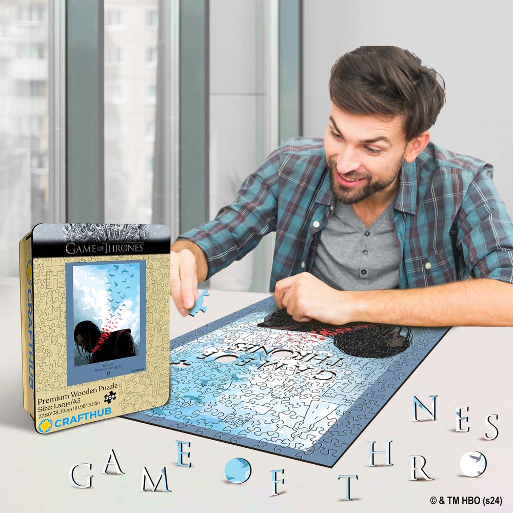 Animal Jigsaw Puzzle > Wooden Jigsaw Puzzle > Jigsaw Puzzle Eddard's Last Stand - Wooden Jigsaw Puzzle
