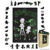 Animal Jigsaw Puzzle > Wooden Jigsaw Puzzle > Jigsaw Puzzle A4 + Wooden Gift Box Rick and Morty - Wooden Jigsaw Puzzle