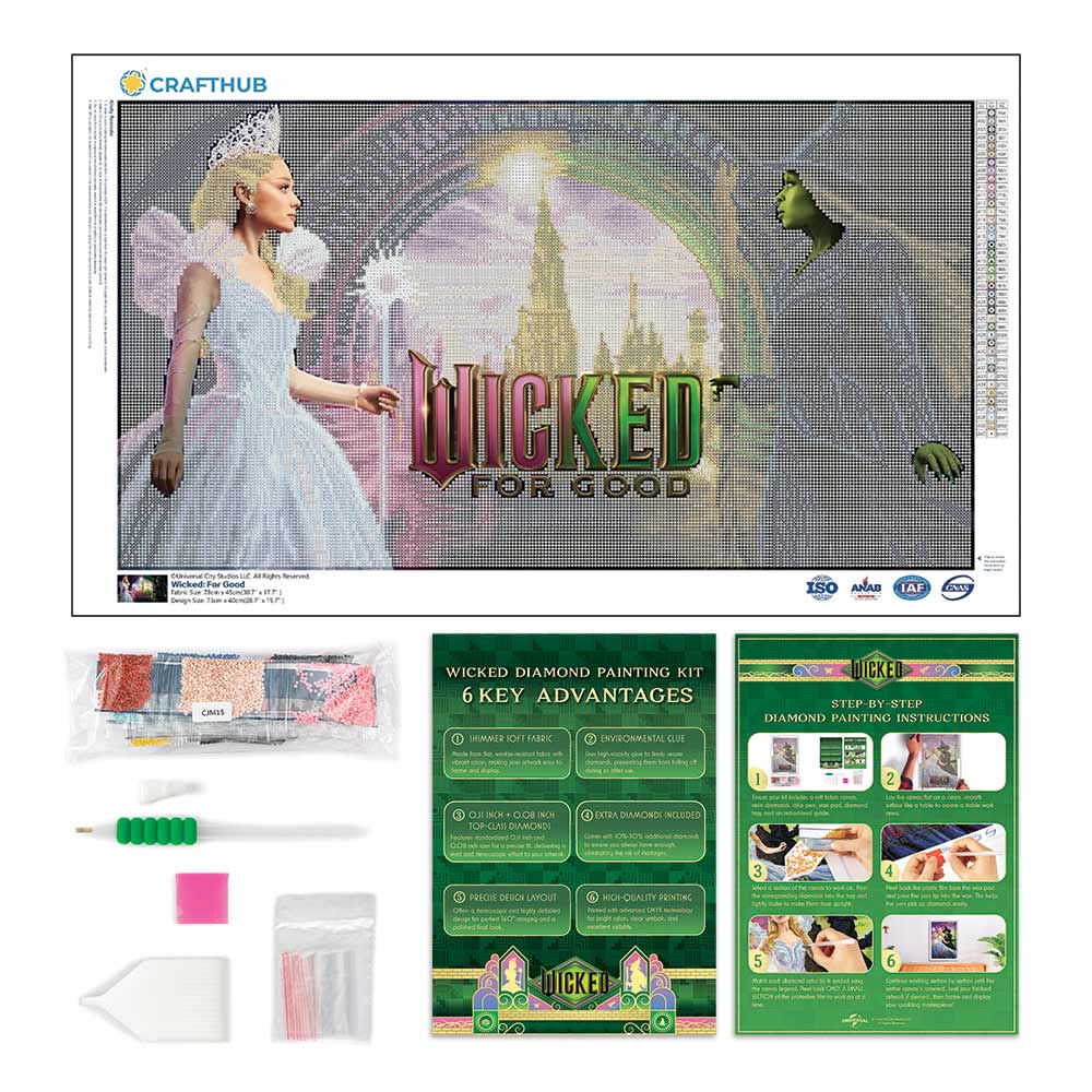 Diamond Painting Kits 28.5" x 15.6" / 73cm x 40cm Enchanted Friendship - Diamond Painting Kit