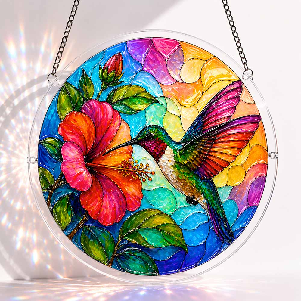 Gartenkolibri - Acryl-Puzzle