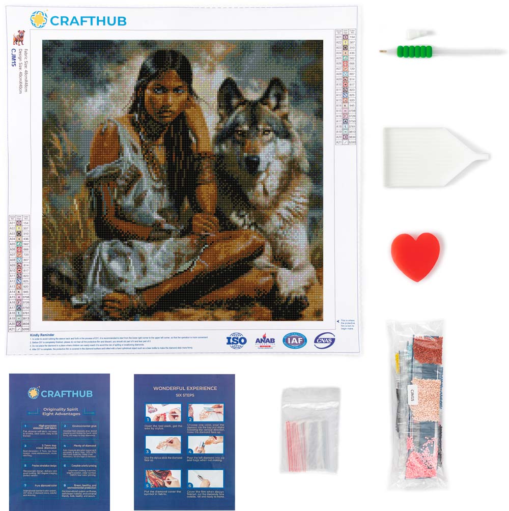 Spiritual Guardian - Diamond Painting Kit