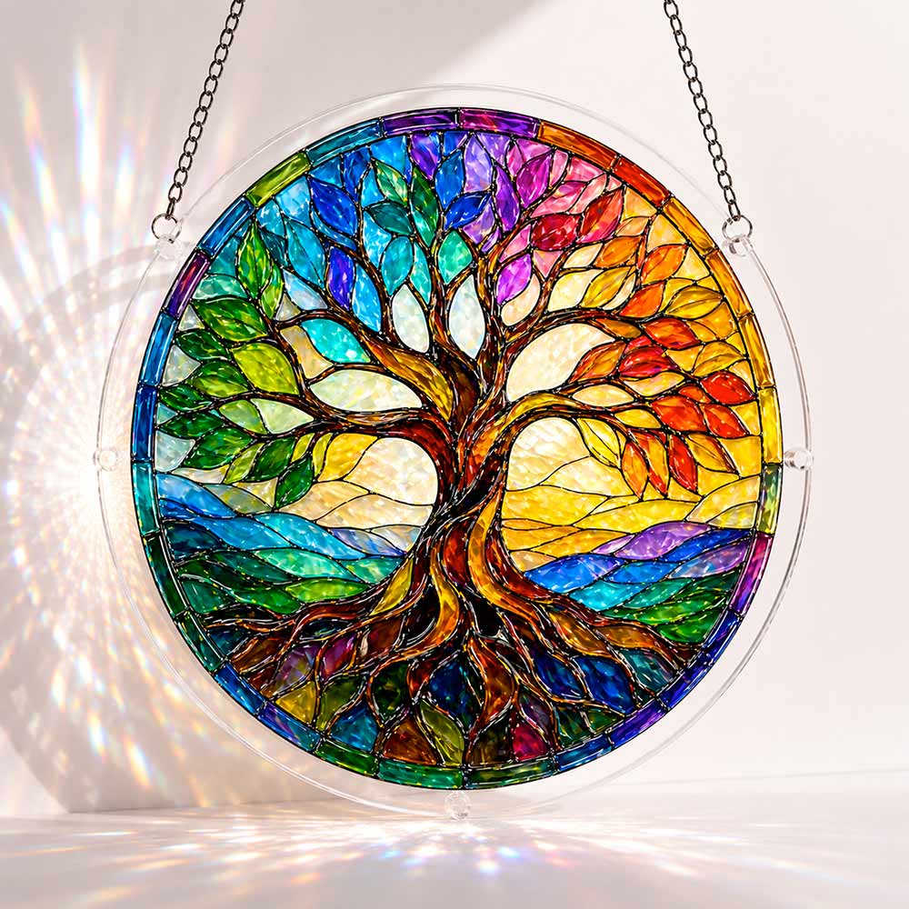 Strahlender Baum - Acryl-Puzzle