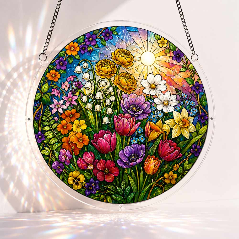 Frühlingsgarten - Acryl-Puzzle