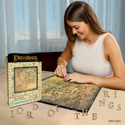 Die Karte von Mittelerde - Holzpuzzle