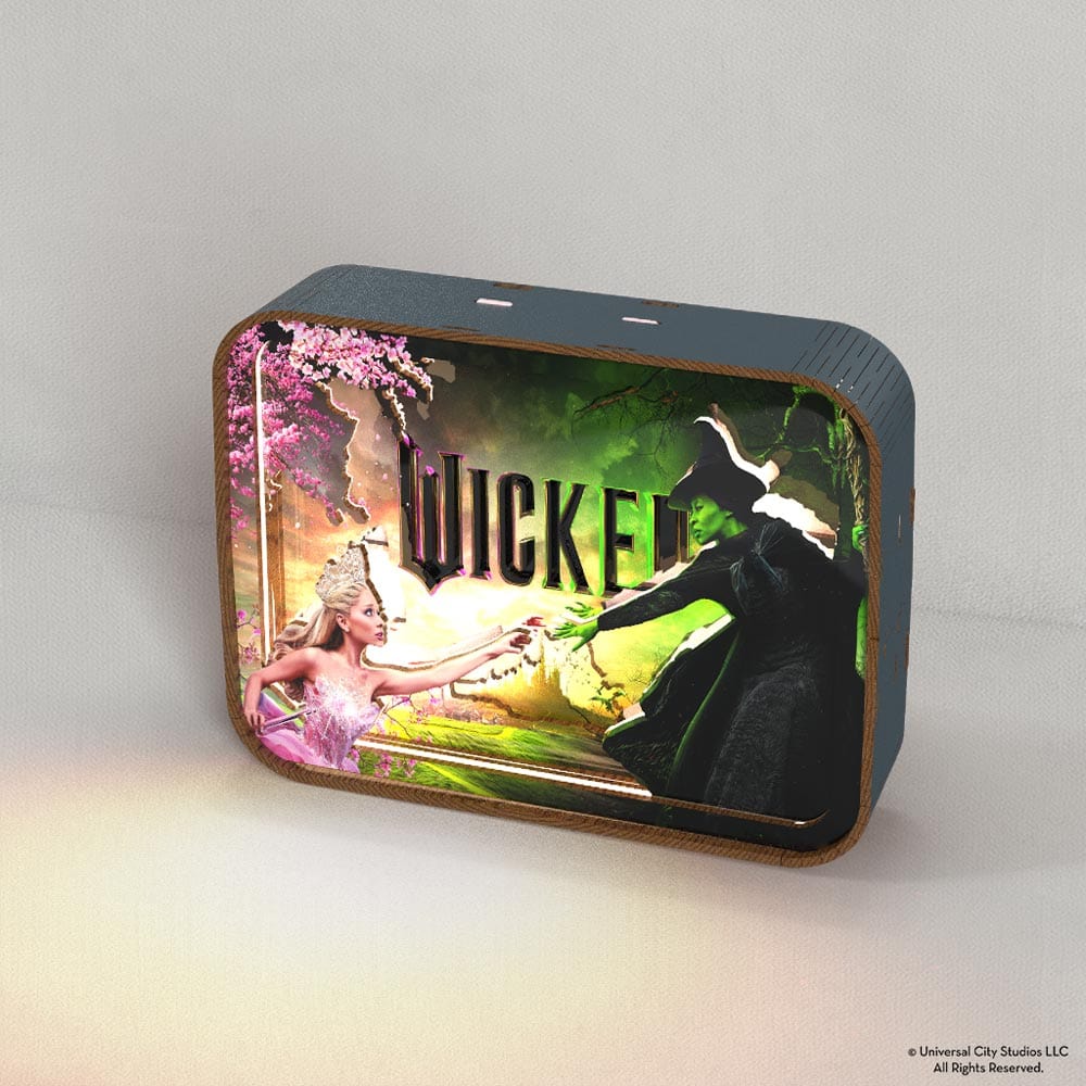 3D Holzpuzzle Wicked Wicked - 3D DIY Wooden Puzzle Night Lamp