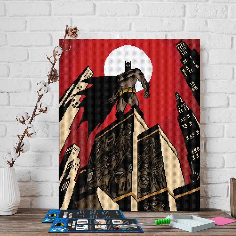 17.7" x 21.7" / 45cm x 55cm The Gotham Guardian - Diamond Painting Kit