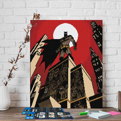 17.7" x 21.7" / 45cm x 55cm The Gotham Guardian - Diamond Painting Kit