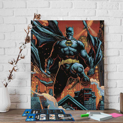 17.7" x 21.7" / 45cm x 55cm Batman Gotham's Vigilante - Diamond Painting Kit
