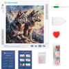 Wolf Pair - Diamond Painting Kit