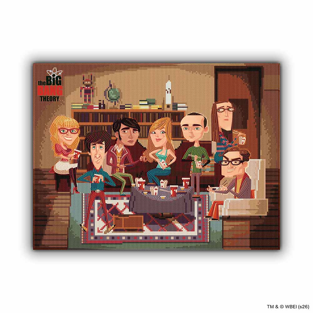 Diamond Painting Kits 20.7" x 15.6" / 53cm x 40cm The Big Bang Theory - Diamond Painting Kit