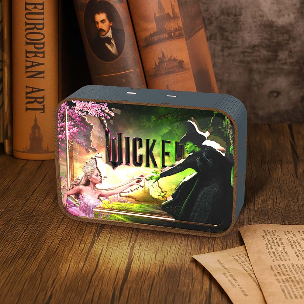 3D Holzpuzzle Wicked Wicked - 3D DIY Wooden Puzzle Night Lamp