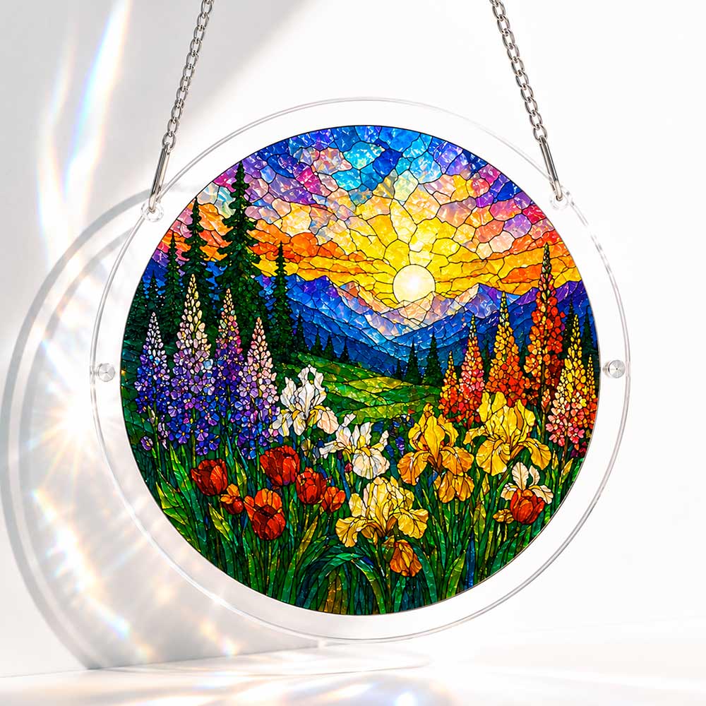 Blühendes Tal - Acryl-Puzzle