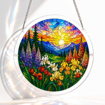 Blühendes Tal - Acryl-Puzzle