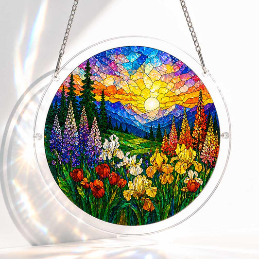 Blühendes Tal - Acryl-Puzzle
