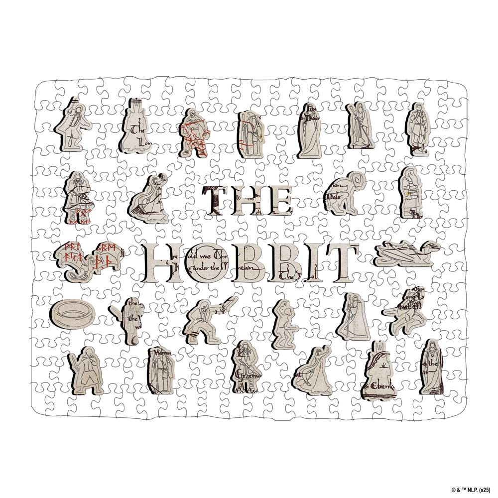 Animal Jigsaw Puzzle > Wooden Jigsaw Puzzle > Jigsaw Puzzle Thrór's Map - Wooden Jigsaw Puzzle