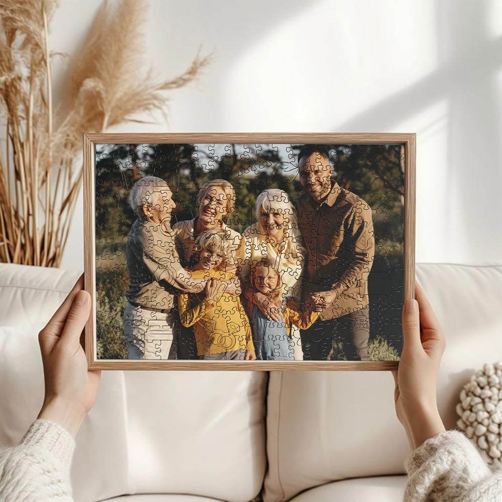 Animal Jigsaw Puzzle > Wooden Jigsaw Puzzle > Jigsaw Puzzle A3 LARGE SIZE | 11.7 x 16.5" | 200 Pieces Personalised Wooden Jigsaw Puzzle – General Whimsies