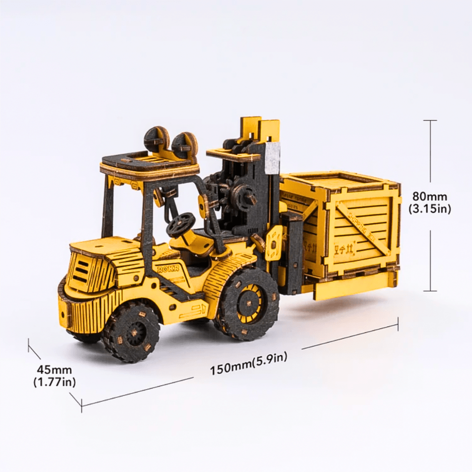 3D Puzzle ForkLift 3D Puzzle Forklift Engineering Vehicle 3D Puzzle