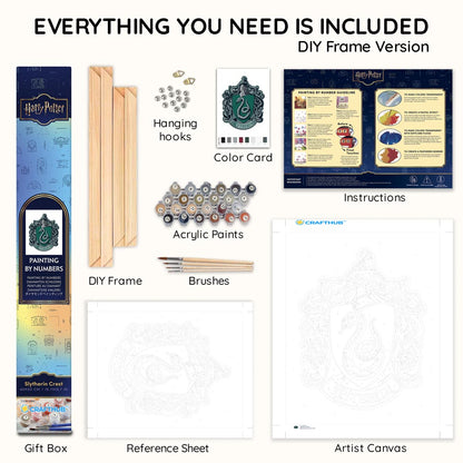 Slytherin Wappen - Malen nach Zahlen Kits