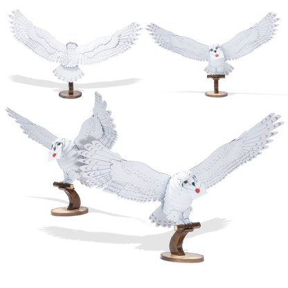 LARGE SIZE Hedwig - 3D Metal Puzzle