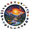 Animal Jigsaw Puzzle > Wooden Jigsaw Puzzle > Jigsaw Puzzle A5 Sunlit Valley - Jigsaw Puzzle