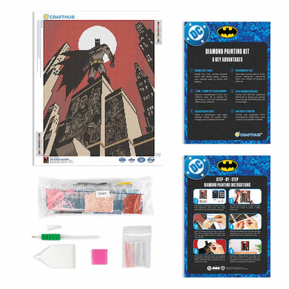 17.7" x 21.7" / 45cm x 55cm The Gotham Guardian - Diamond Painting Kit