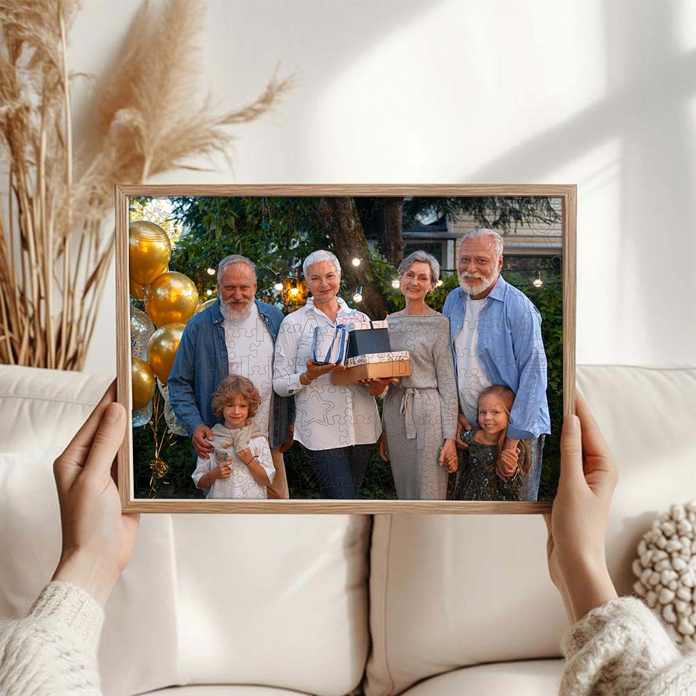 Animal Jigsaw Puzzle > Wooden Jigsaw Puzzle > Jigsaw Puzzle A3 LARGE SIZE | 11.7 x 16.5" | 200 Pieces Personalised Wooden Jigsaw Puzzle – Happy Birthday