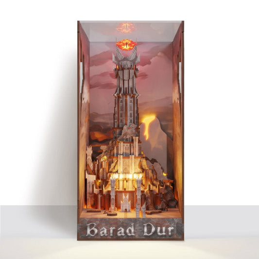 Book Nook Kits 254 Pieces | 17.8×12×24.5 cm (7.0" × 4.7" × 9.6") Barad Dur - DIY Book Nook Kit