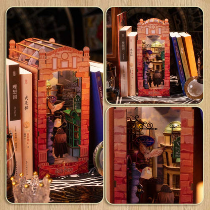 Book Nook Kits 237 Pieces | 25.7×11×17.1 cm (10.1" x 4.3" x 6.9") Harry Potter: Diagon Alley - DIY Book Nook Kit