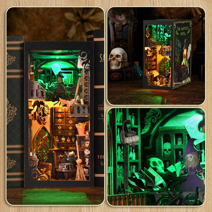 3D Wooden Puzzles 391 Pieces | 9.1"x7.1"x4.3" The Little Alchemist’s Haven - DIY Book Nook Kit