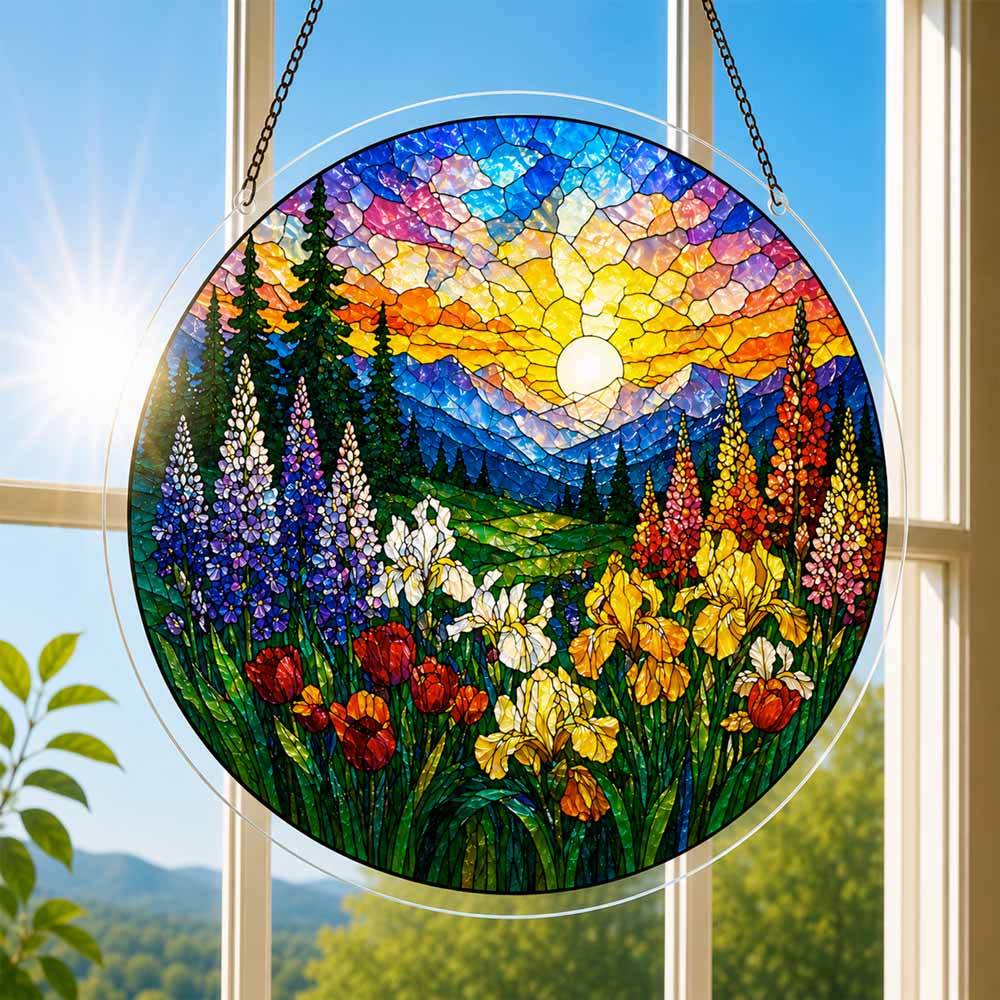 Blühendes Tal - Acryl-Puzzle