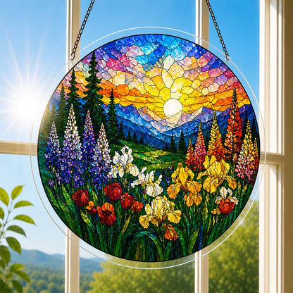 Blühendes Tal - Acryl-Puzzle