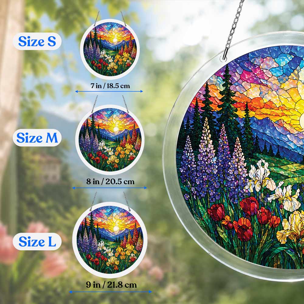 Blühendes Tal - Acryl-Puzzle