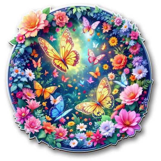 Wooden Jigsaw Puzzles Butterfly Bloom - Wooden Jigsaw Puzzle