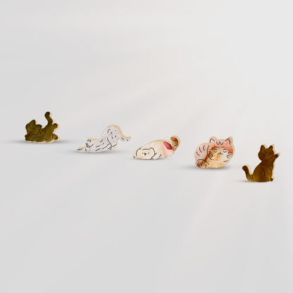 Animal Jigsaw Puzzle > Wooden Jigsaw Puzzle > Jigsaw Puzzle A3 LARGE SIZE | 11.7 x 16.5" | 200 Pieces Personalised Wooden Jigsaw Puzzle – Cat Whimsies