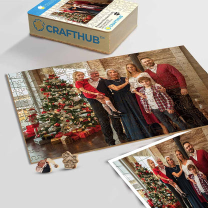 Animal Jigsaw Puzzle > Wooden Jigsaw Puzzle > Jigsaw Puzzle A3 LARGE SIZE | 11.7 x 16.5" | 200 Pieces Personalised Wooden Jigsaw Puzzle – Merry Christmas