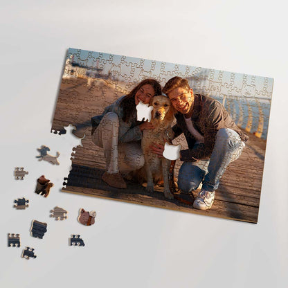 Animal Jigsaw Puzzle > Wooden Jigsaw Puzzle > Jigsaw Puzzle A3 LARGE SIZE | 11.7 x 16.5" | 200 Pieces Personalised Wooden Jigsaw Puzzle – Dog Whimsies