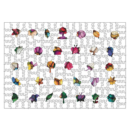 Animal Jigsaw Puzzle > Wooden Jigsaw Puzzle > Jigsaw Puzzle Stained Glass Flowers - Jigsaw Puzzle