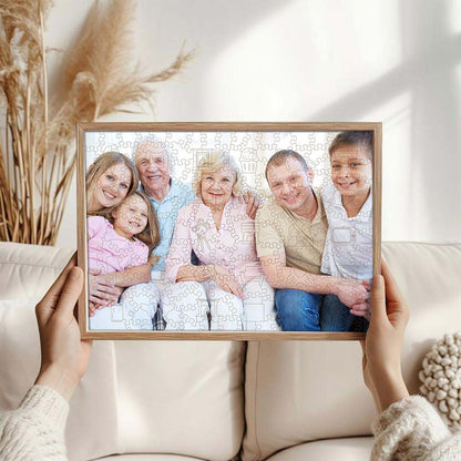 Animal Jigsaw Puzzle > Wooden Jigsaw Puzzle > Jigsaw Puzzle A3 LARGE SIZE | 11.7 x 16.5" | 200 Pieces Personalised Wooden Jigsaw Puzzle – Family Life Whimsies