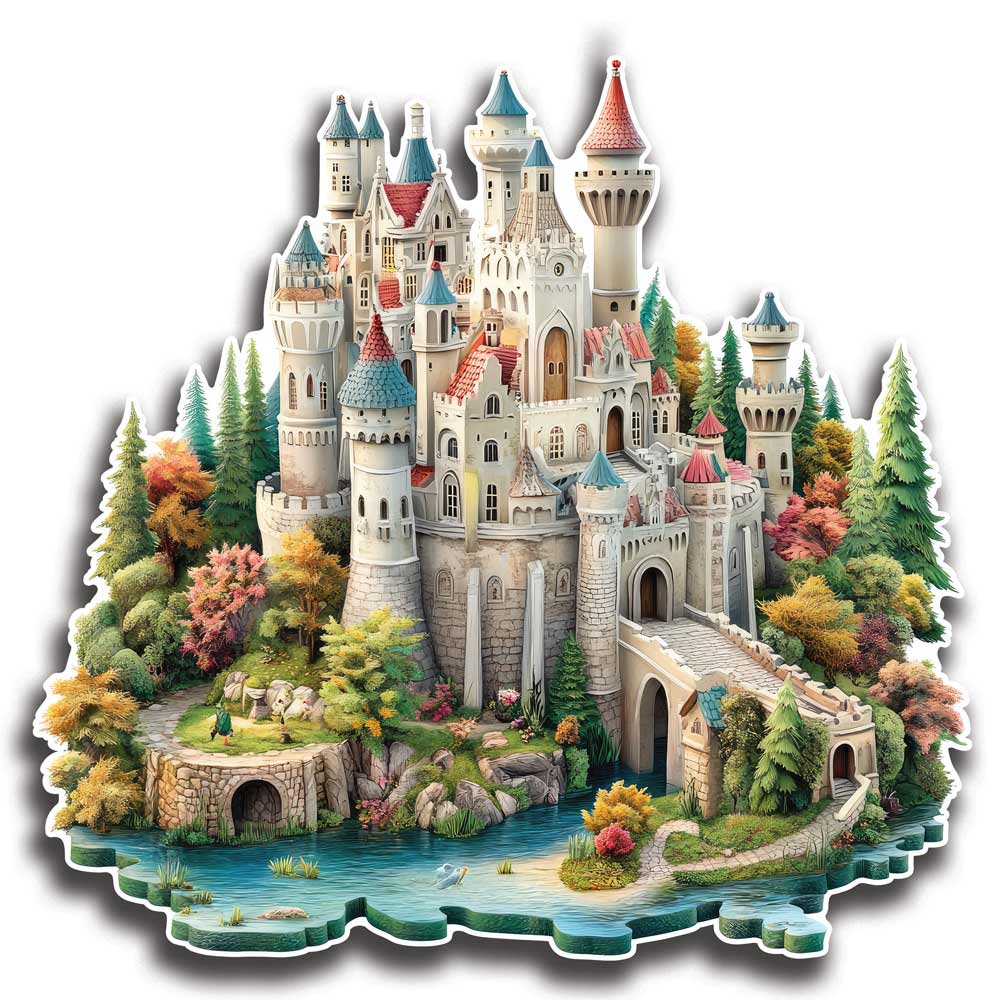 Fairytale Castle - Holzpuzzle