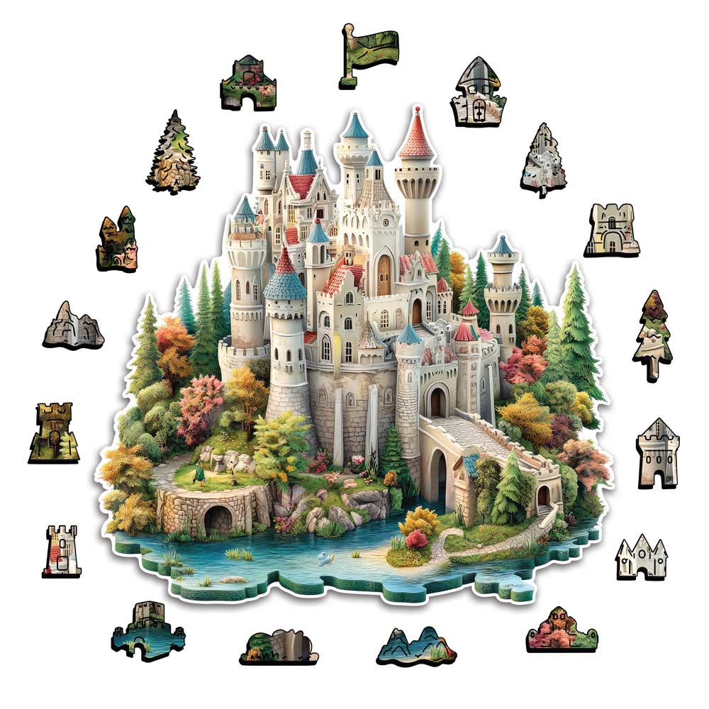 Fairytale Castle - Holzpuzzle