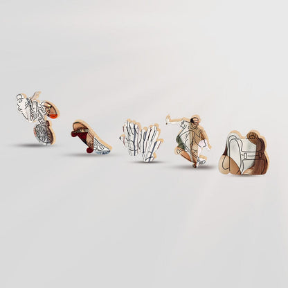 Animal Jigsaw Puzzle > Wooden Jigsaw Puzzle > Jigsaw Puzzle A3 LARGE SIZE | 11.7 x 16.5" | 200 Pieces Personalised Wooden Jigsaw Puzzle – Friends Whimsies