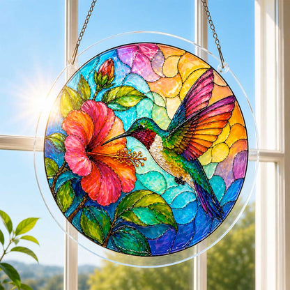 Gartenkolibri - Acryl-Puzzle