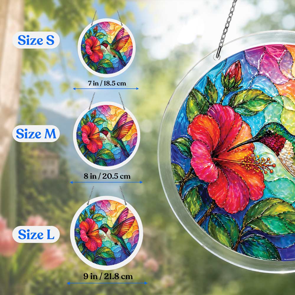 Gartenkolibri - Acryl-Puzzle