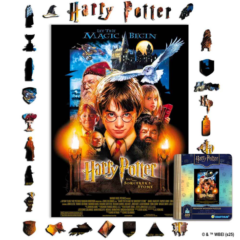 Harry Potter und der Stein der Weisen - Holzpuzzle